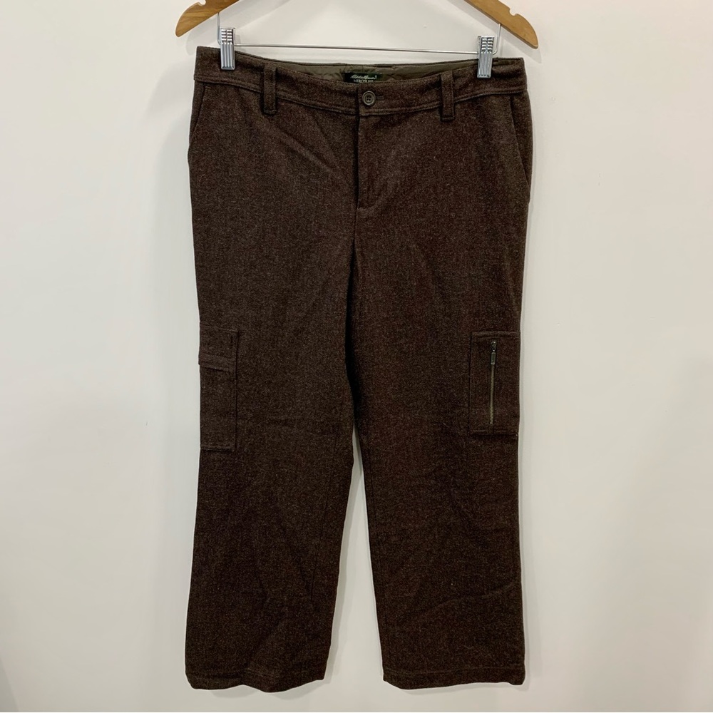 Eddie Bauer Mercer Fit brown wool pants